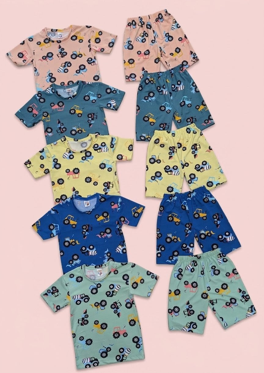 Combo of 5 Cotton Lycra T Shirts + Shorts Rs. 599 Only