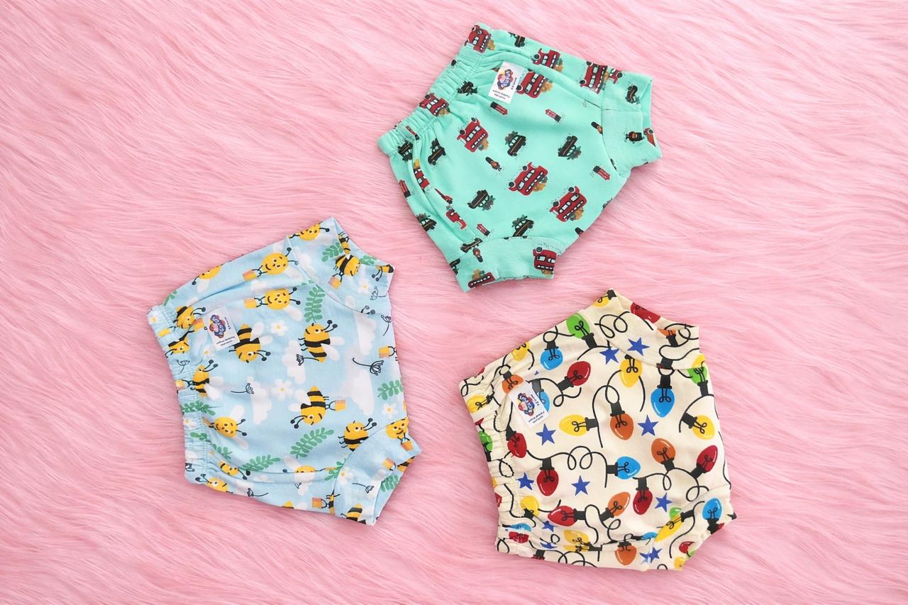 Combo of 3 Reusable Cotton Diapers Rs. 499 Only (ITEM CODE - CD12)