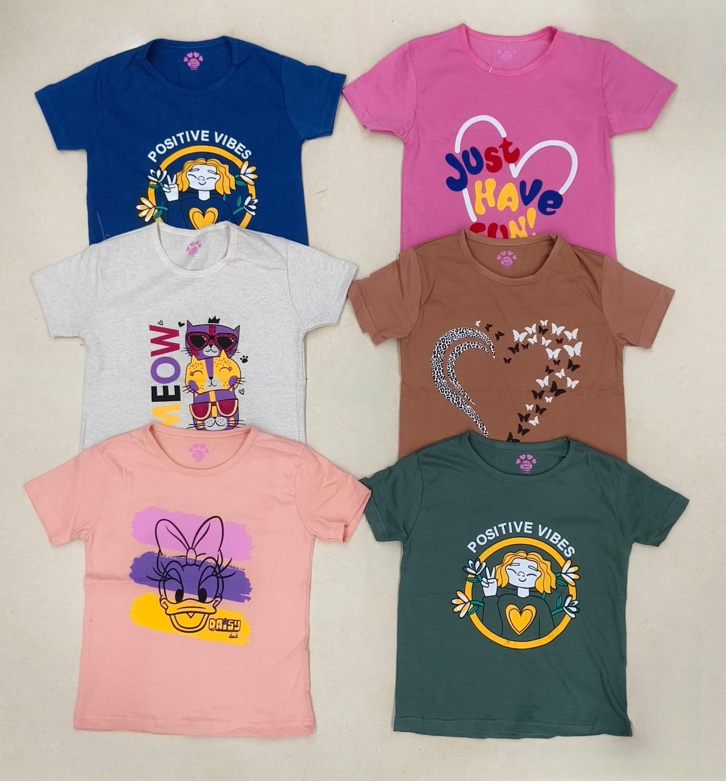 6 Export Surplus T Shirts Combo Rs. 499 Only