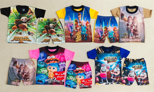 5 Jersey T Shirts + 5 Shorts Kids Combo Rs. 599 Only