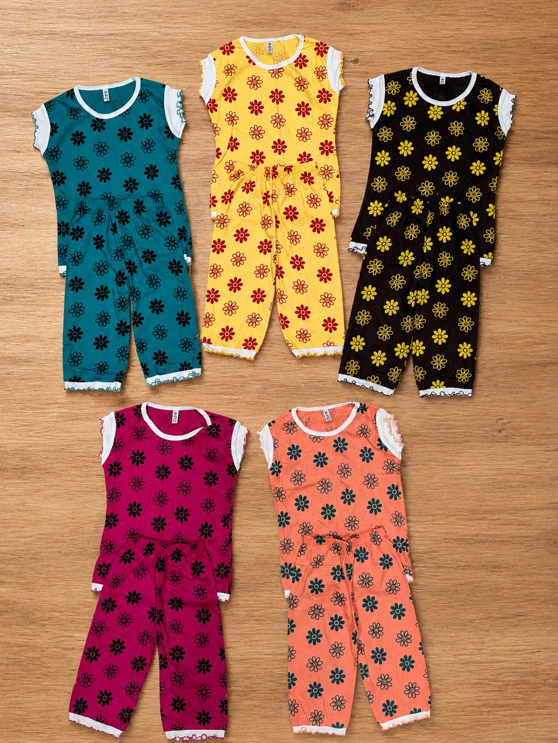 Combo of 5 Frill T Shirts + 5 Pants Rs. 599 Only