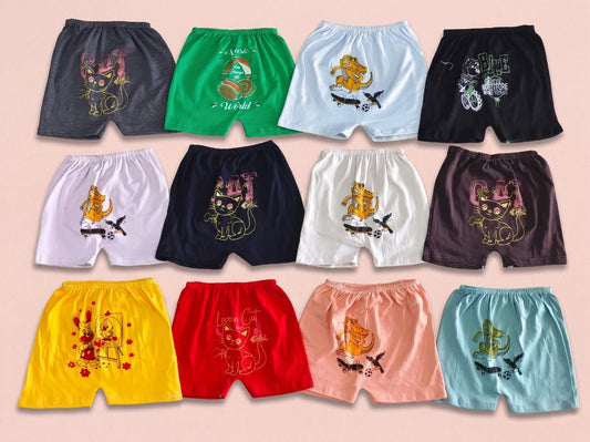 12 Cartoon Printed Shorts Rs. 299 Only
