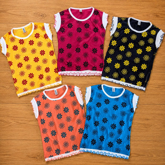 Combo of 5 Frill T Shirts Rs. 299 Only