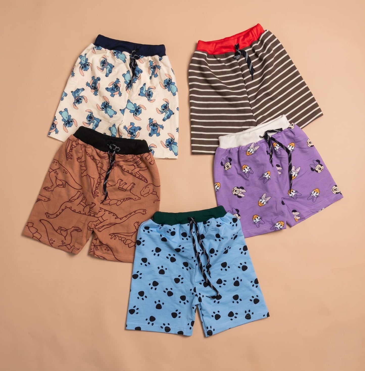 5 Printed Shorts Combo Rs. 329 Only