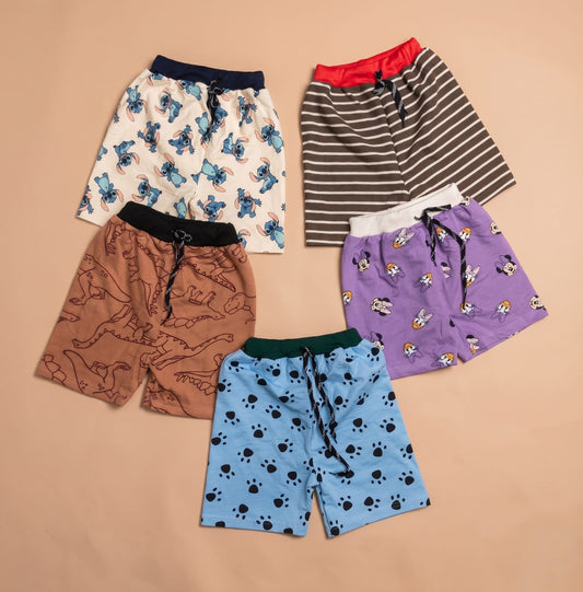 5 Printed Shorts Combo Rs. 329 Only