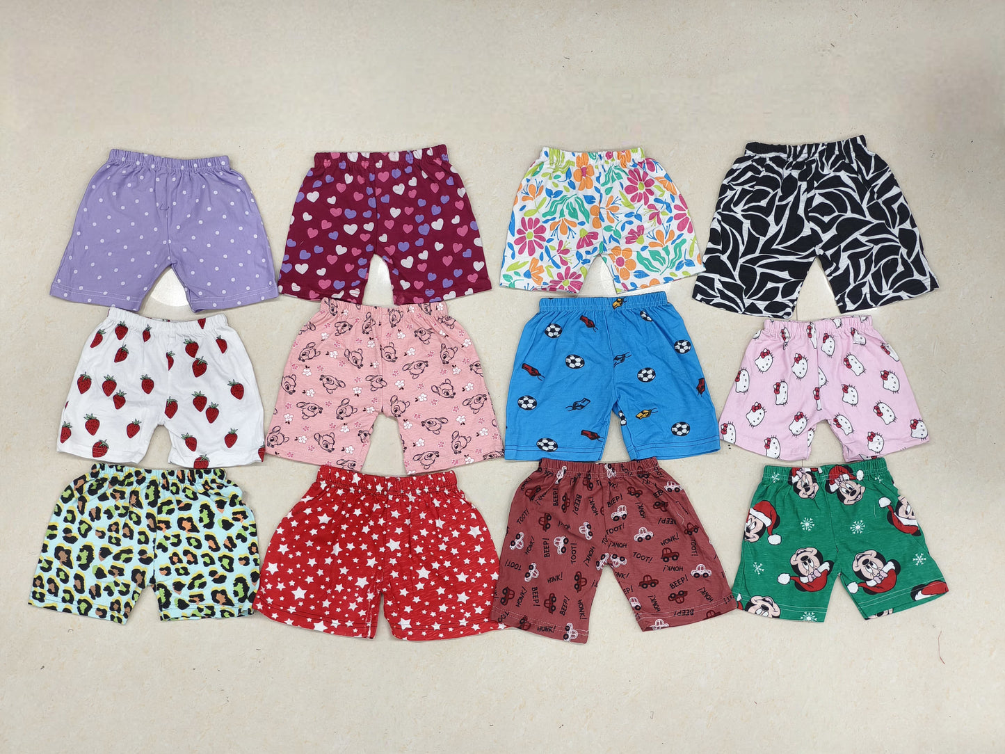12 Cotton Shorts Combo Rs. 299 Only