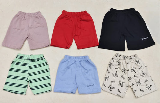 6 Cotton Loopknit Shorts Rs. 199 Only
