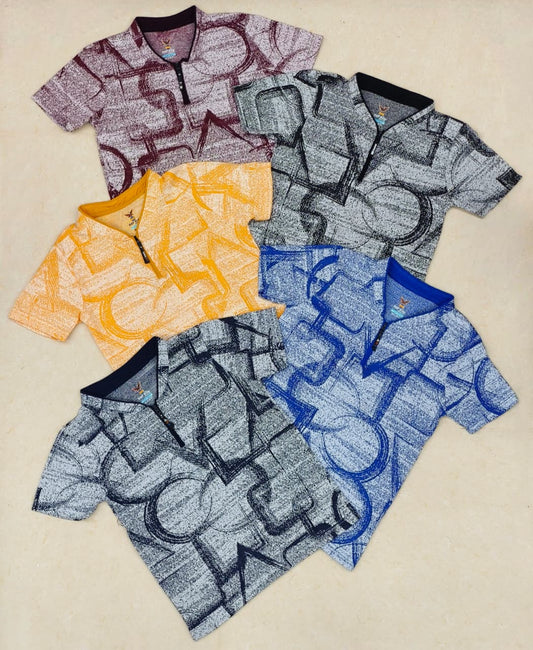 5 Zipper T Shirts Combo Rs. 499 Only