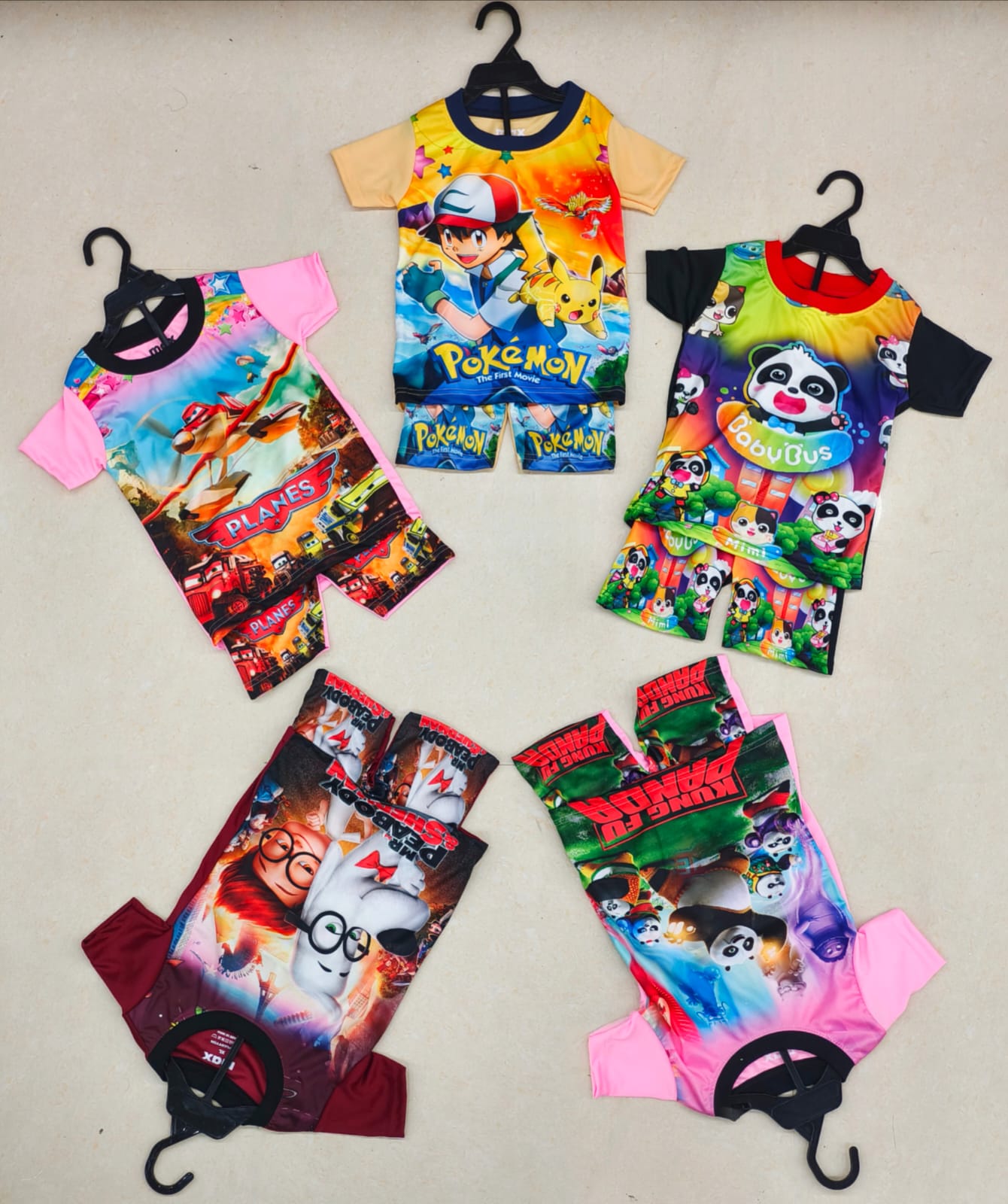 5 Jersey T Shirts + 5 Shorts Kids Combo Rs. 599 Only