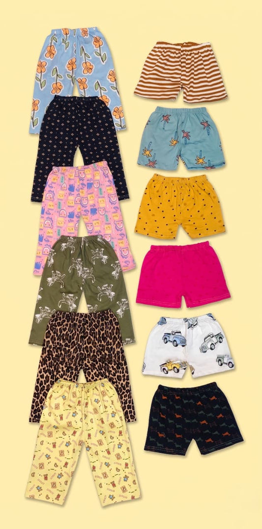 6 Printed Tracks + 6 Shorts Rs. 399 Only