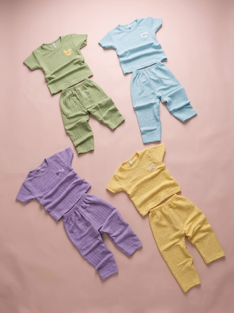 4 Popcorn T Shirts + 4 Pants Kids Combo Rs. 599 Only